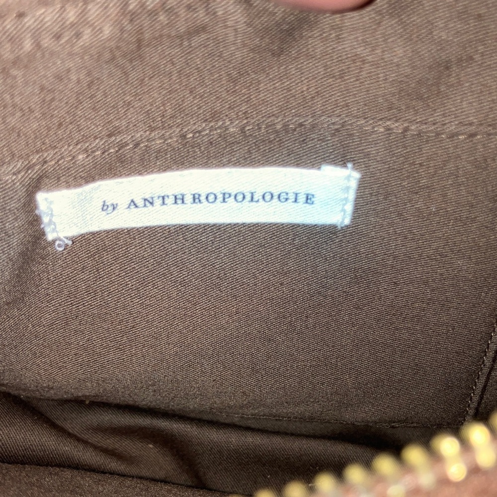 Beaded Brown And White Wavy Pattern Shoulder Bag - image 7